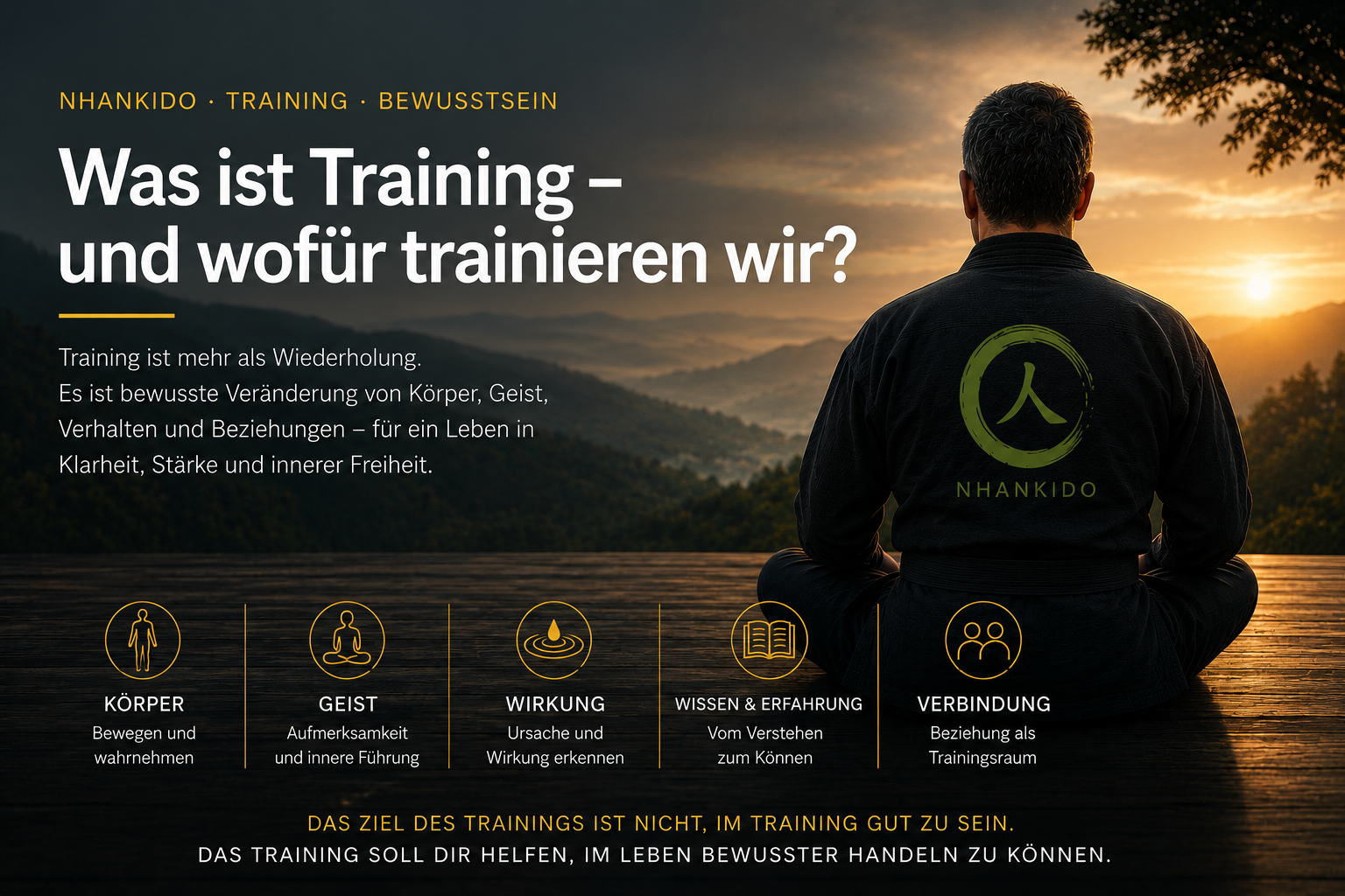 Was ist Training – Körper, Geist und bewusste Lebensführung im Nhankido
