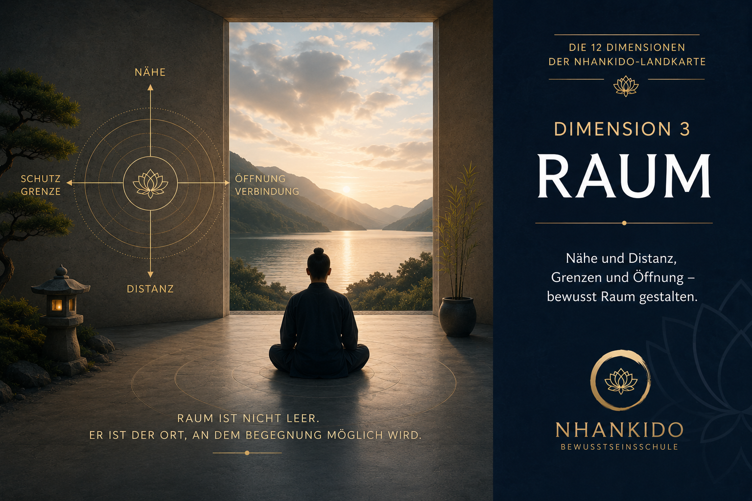 Dimension 3 Raum – Nähe, Distanz, Grenzen und Öffnung in der Nhankido-Landkarte