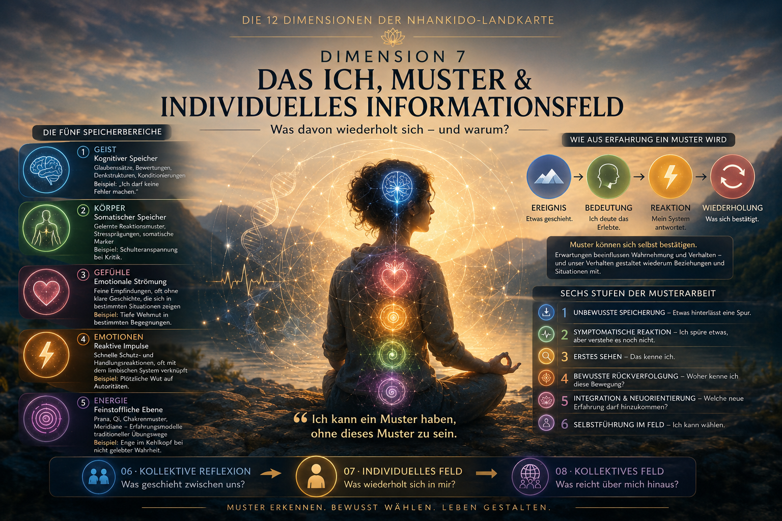 Dimension 7 – Das Ich, Muster und individuelles Informationsfeld im Nhankido